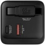 Verbatim Cargador GaN 65W con Cable USB-C Retráctil y 2 Puertos de Salida
